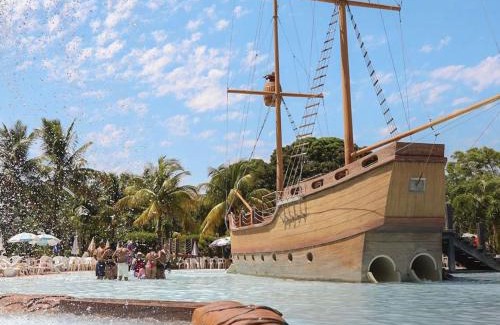 Prive das Caldas Apartment | Spazzio diRoma com Parque Aquático Incluso