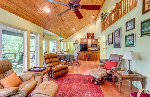 Mammoth Spring House | Spring River Vacation Rental with Deck and Views