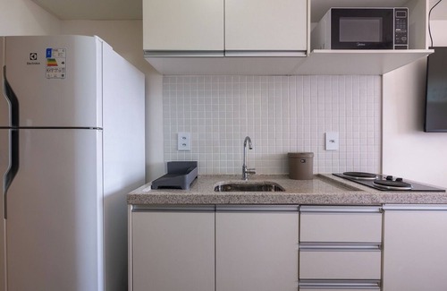 Boca do Rio Apartment | Stúdio com Wi-Fi próximo do mar com vista incrível