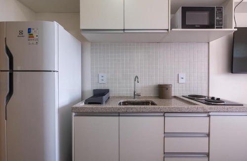 Boca do Rio Apartment | Stúdio com Wi-Fi próximo do mar com vista incrível