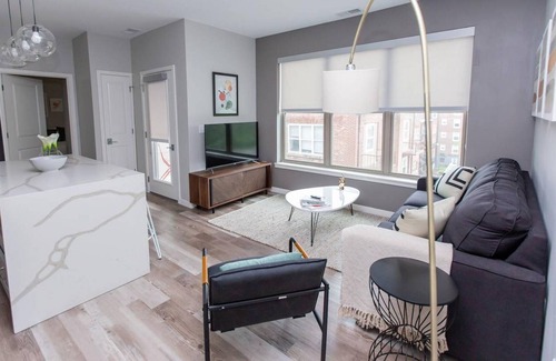 DeBaliviere Place Apartment | St Louis Designer 2BD 2BA Forest Park Apartment