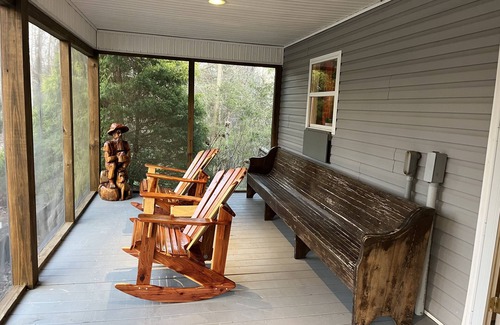 Tracy City House | Stay on a WATERFALL! 13 Acres, Huge Deck, Bluffs, and Views You’ll Never Forget!