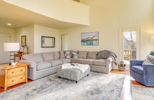 Mountain View House | Steps to White River Mountain View Home with Deck!