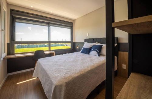 Sao Goncalo Apartment | Studio 211 Parque Una com vaga de estacionamento