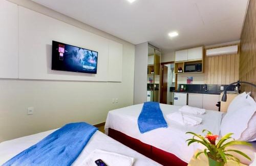 Picarras Hotel | Studio aconchegante com piscina a 350m da praia