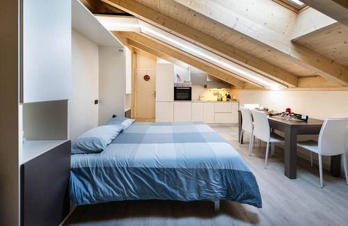 Tesero Apartment | Studio Apartment Casa Parè Maria with Mountain View, Wi-Fi & Terrace; Parking Available