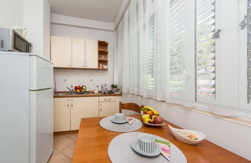 Baska Voda Apartment | Studio flat with terrace Baška Voda, Makarska (AS-6707-a)