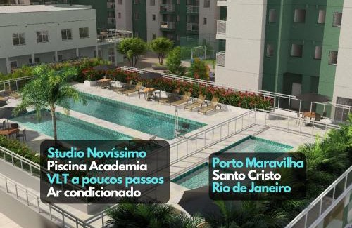Santo Cristo Apartment | Studio Moderno Completo Ar cond Porto Maravilha RJ