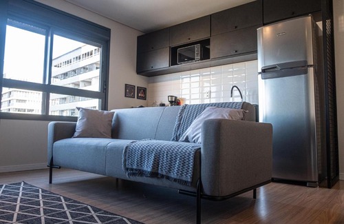 Sao Goncalo Apartment | Studio moderno no Parque Una com vaga de garagem