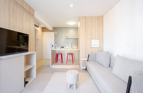 Agronomica House | Studio moderno próx. ao shopping | Centro