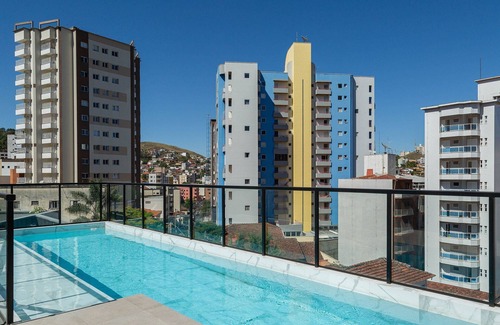 Sao Benedito Apartment | Studio With Pool in Pocos de Caldas Pgo412