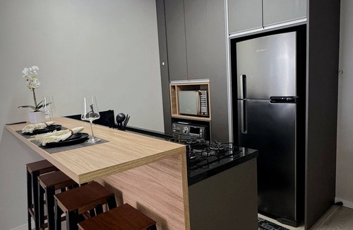 Fazenda Apartment | Studio with sea view - Itajaí/BC - main beaches of Itajaí and BC.