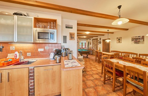 Uhlejov Villa | Stunning private villa for 24 people with private pool, WIFI, TV, terrace and pets allowed