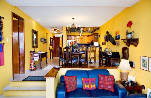 San Miguel Condo | Stunning Decorated Condo Rare Ocean Setting Snorkling paradise No Coast Private