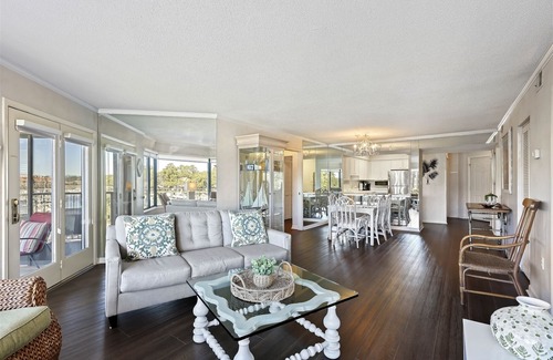 Shelter Cove Condo | Stunning Marina Views - Steps to the Pool - Bike to the Beach!