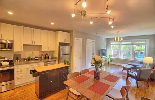 St. Louis Apartment | Stunning Minimalist Gem | Fenced Backyard + W/D