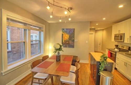 St. Louis Apartment | Stunning Minimalist Gem | Fenced Backyard + W/D