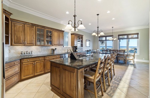 Ocean Point House | STUNNING Oceanfront Home! Golf & Ocean Views, Hot Tub, Golf Cart, Pool Access!