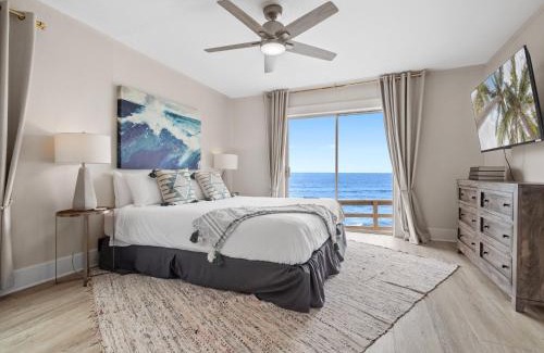 Ocean Beach Villa | Stunning Oceanfront Villa - Massive Patio, Hot Tub, Parking, Pet Friendly & Views!