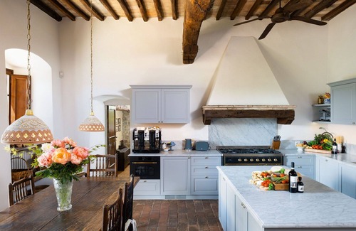 San Pietro in Bossolo Villa | Stunning private villa for 12 people with private pool, A/C, WIFI, TV, patio and panoramic view