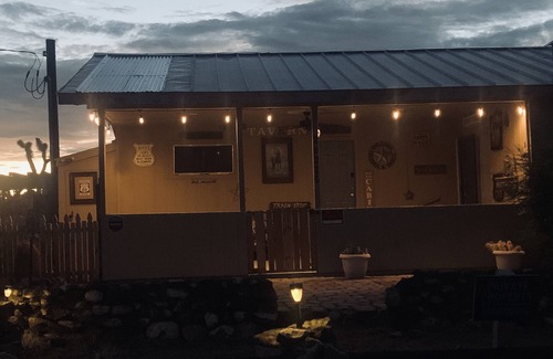 Meadview Cabin | Stunning Views! Rustic cabin facing the base of Grand Canyon West