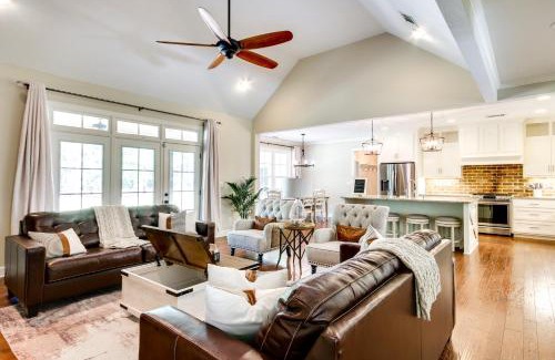 Peach Orchard House | Stylish Hephzibah Home with Fire Pit and Theater Room!