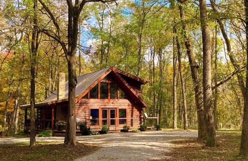 Waveland Cabin | Sugar Creek Cabin w/Nordic spa bordering 2 state parks!
