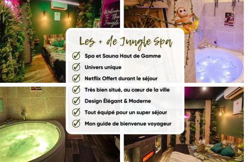La Mare Aubry Apartment | Suite Jungle Spa - Sauna & Balnéo