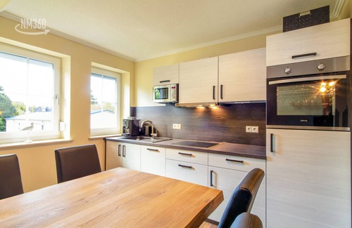 Monchgut-Granitz Apartment | Suite MAGNI WE 23 ODINS View with view to the private beach, sauna, quiet location