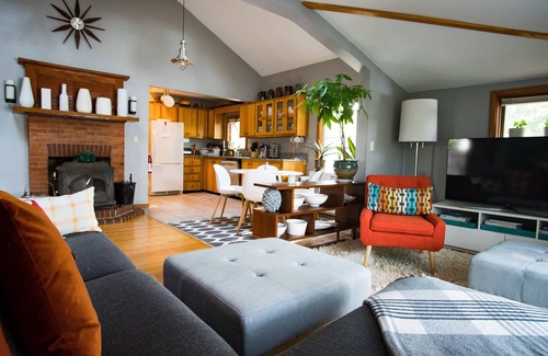 New Gloucester House | Summers in Maine.nPine-cone Lodge on Sabbathday Lake