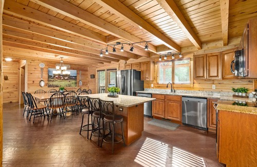 Logan Cabin | Summit Lodge-2 Indoor Heated Swimming Pools-Play Ground-Game room-Pool Table
