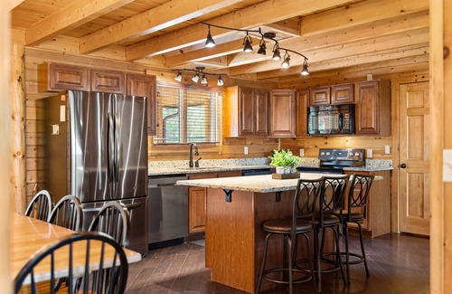 Logan Cabin | Summit Lodge-2 Indoor Heated Swimming Pools-Play Ground-Game room-Pool Table