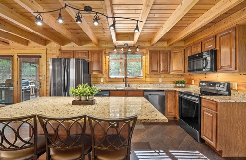 Logan Cabin | Summit Lodge-2 Indoor Heated Swimming Pools-Play Ground-Game room-Pool Table