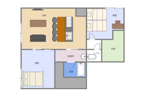 Shiroishi Apartment | Sun Court Nango-dori サンコート南郷通 501