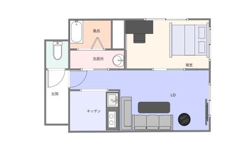 Shiroishi Apartment | Sun Court Nango-dori サンコート南郷通 402