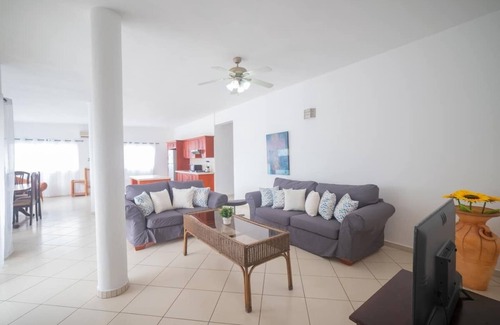 El Batey Apartment | Sunny Caribbean condo, 2BD, pool/Wi-Fi/cable TV, guest-friendly, near everything