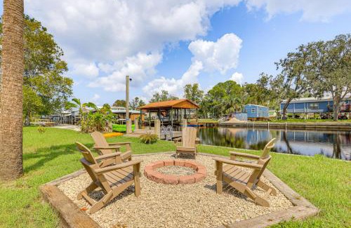 Suwannee House | Sunny Side Up Canal-Front Getaway with Dock!