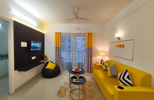 Shaikpet Apartment | Sunny Stay - Fully Furnished 2BHK Apartment with Kitchen, Wi-Fi & Smart TV