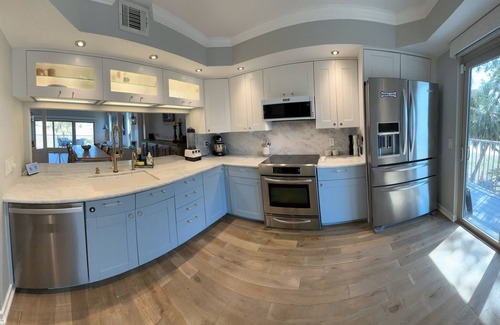 Sunset Beach House | Sunset Beach Waterfront Elegance, steps from beach and dining