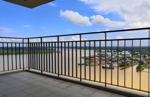 Sibu Condo | sunset & Rejang river view