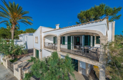 Marina Manresa Villa | Sunset Villa Nixe - Terrace with open view to the Bay of Pollença and Cap Formentor