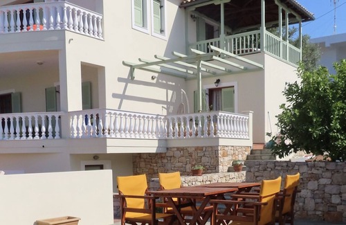 Votsi Villa | Superbly located Villa With Private Pool and Stunning Sea And Island Views