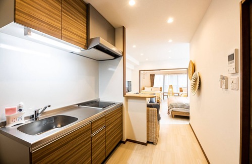 Hakata-ku Apartment | Superior Apartment with 3 Double Beds for 6 People/Fukuoka Fukuoka