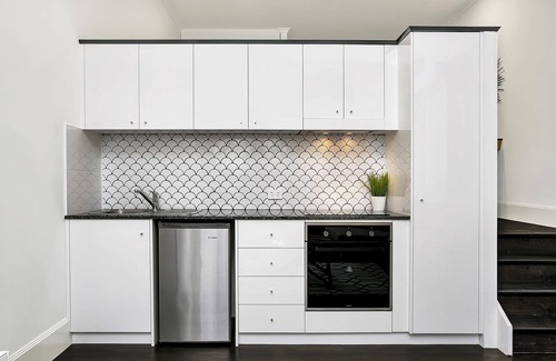 Surry Hills Apartment | Surry Hills- SHIL5 - Campbell Street - Stylish 1BR Warehouse Apartment with Balcony City Views in The Carlisle, Surry Hills