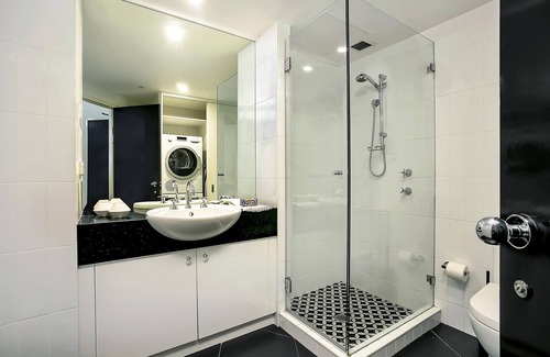 Surry Hills Apartment | Surry Hills- SHIL5 - Campbell Street - Stylish 1BR Warehouse Apartment with Balcony City Views in The Carlisle, Surry Hills