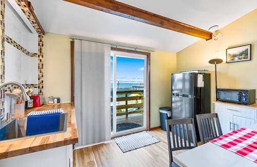 Birch Bay Apartment | Sweeping view of Birch Bay from 2nd story apt.