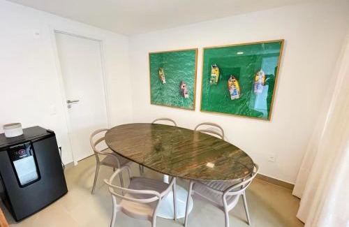 Sao Miguel de Touros Apartment | Térreo com 3 suítes beira-mar