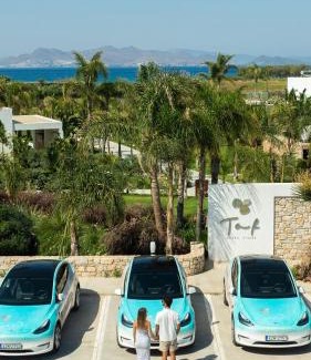 Tingaki Hotel | TAF Villas Beach Resort with Tesla