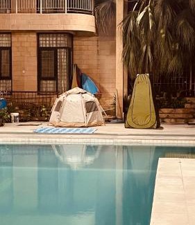 Agra Other | Taj Waves - Poolside Tent in a Peaceful Retreat