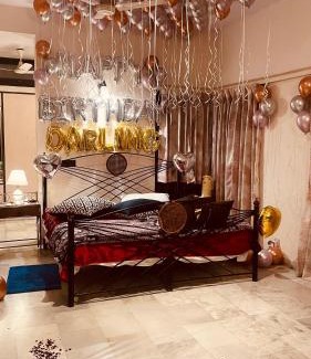 Agra House | Taj Waves Villa - Pink Barbie Themed Pool View Room